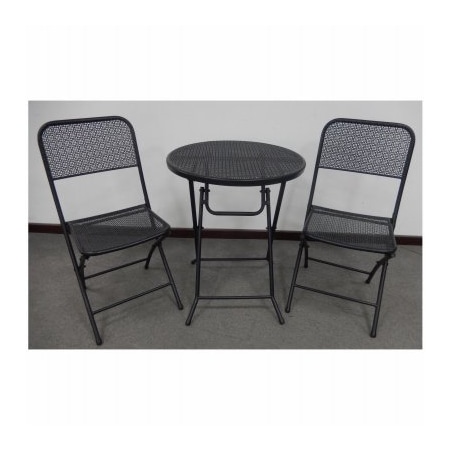 Imperial Power Ltd FS 3PC BLK Bistro Set IP-1911S62BK